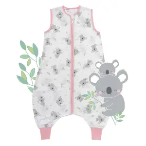 Koala MUŠELÍNOVÝ 0.5Tog EXTRA TENKÝ LETNÍ spací pytel s nohavičkami 100cm
